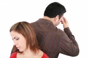 Couple after an argument/freedigitalphotos