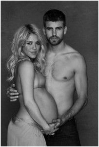 Shakira with Gerard Pique/twitter