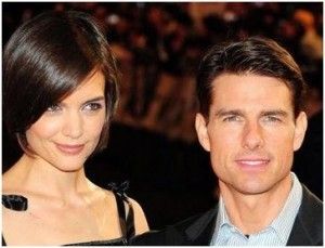 Tom Cruise and Katie Holmes 