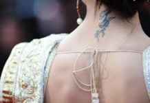 Deepika's tattoo