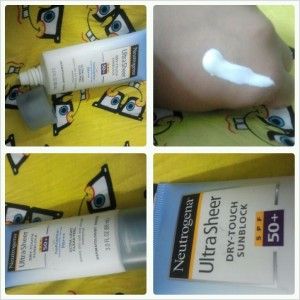  Neutrogena Ultra Sheer Dry touch Sunblock SPF 50+