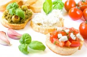 Dill and Cucumber Bruschetta