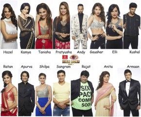 The contestants of Bigg Boss 7