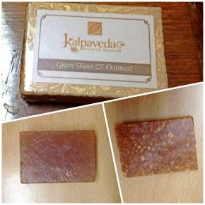 Kalpaveda gram flour & oatmeal soap