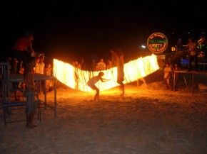 Fire games at the Full Moon Party