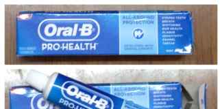 Oral B Pro Health toothpaste