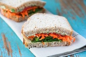 Carrot and Cumin Salad Sandwich
