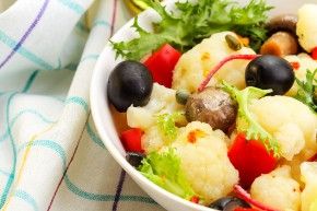 Cauliflower Salad with Olives and Capers