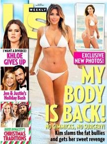 Kardashian on the cover of Us Weekly