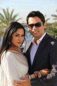 Veena Malik with Husband/twitter
