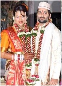 Sameera Reddy with Akshai Varde