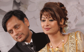 Shashi Tharoor and Sunanda Pushkar