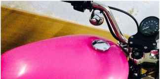 Priyanka Chopra's pink Harley Davidson