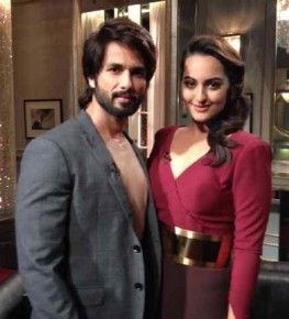 Shahid Kapoor and Sonakshi Sinha