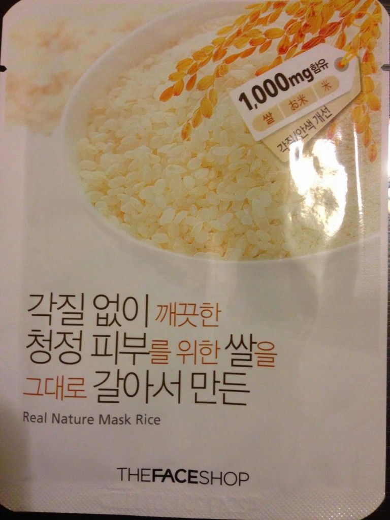 The Face Shop Living Nature Mask Sheet Rice