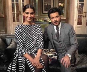 Sonam Kapoor and Anil Kapoor on Koffee with Karan