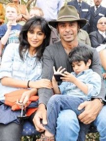 In happier times: Chitrangada, Jyoti and their son