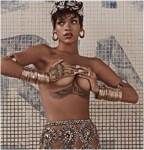 Rihanna photo shoot/ instagram
