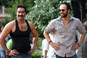 Ajay Devgn with Rohit Shetty