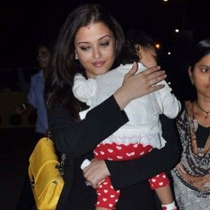 Aishwarya with daughter Aaradhya off to Cannes