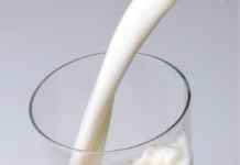Cool sunburn with milk