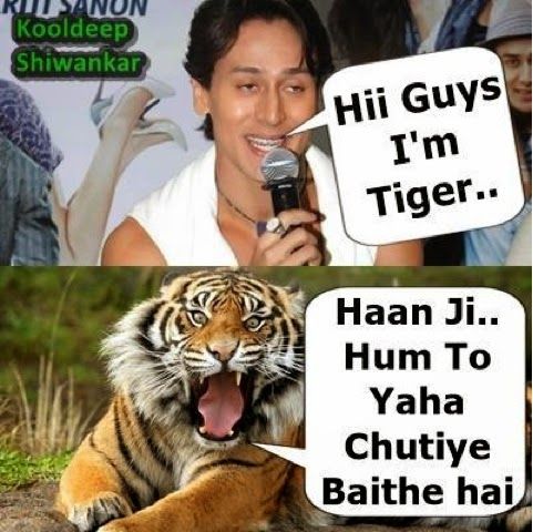 Jokes on Tiger Shroff