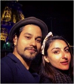 Soha Ali Khan and Kunal Kemmu/twitter