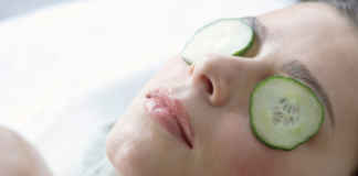 Cucumber for tired eyes