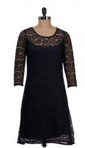 Black net dress from Limeroad