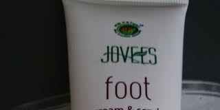 Joves foot cream and scrub