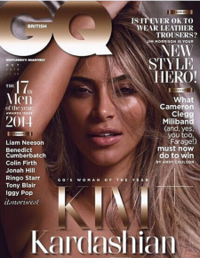 Kim on GQ Cover