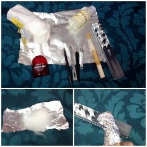 Material required to remove nail extensions at home