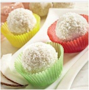 Coconut ladoo/pinterest