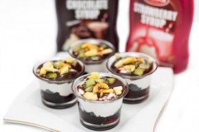 Brownie Cashew Nut Shots