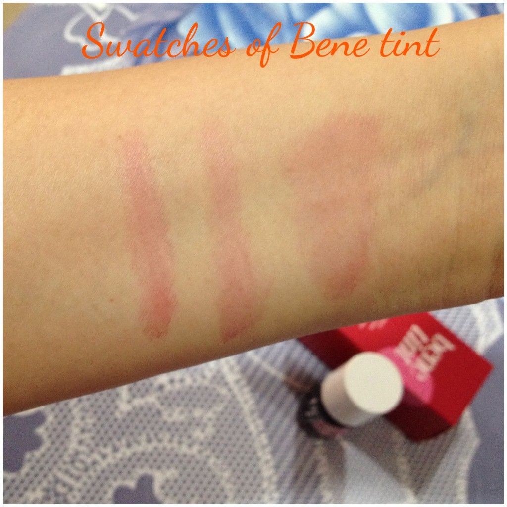 Swatches of Benetint