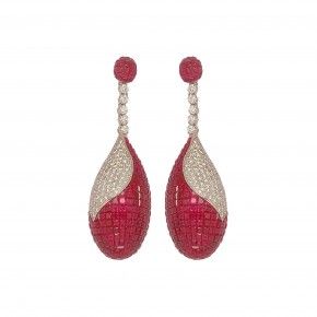 Anmol drop earring by Gemfields