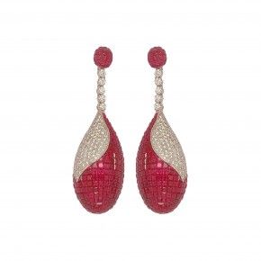 Anmol drop earring by Gemfields