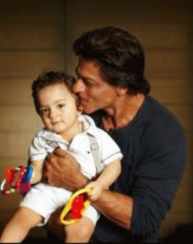 AbRam Khan with SRK