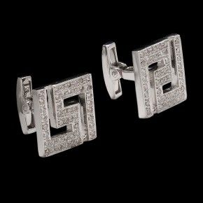 Savy diamond cufflinks from Dwarkadas Chandumal Jewellers