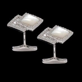 Diamond cufflinks from Dwarkadas Chandumal Jewellers