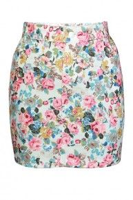 Floral Skirt from Trendy Divva