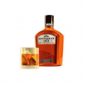 Gentleman Jack Bottle & Glass