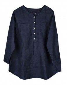 Navy blue cotton top