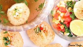 Golagappa with Citrus Veggie Salad