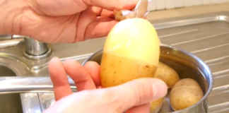 Super Quick Potato Peeling