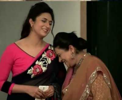 Ishita with her mother-in-law