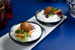 Gulab Jamun with Fruit Cream (2)