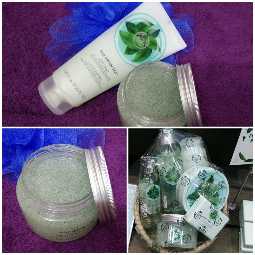 Body Shop Fuji Green Tea Body Scrub and Sorbet