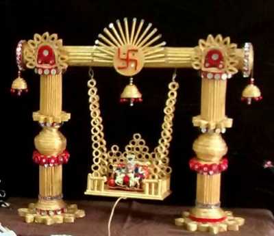 Decorate lord Krishna