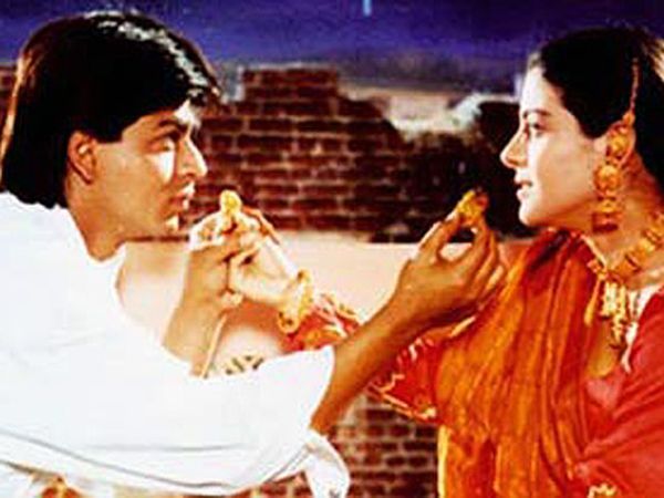 The iconic Karva Chuath scene from DDLJ